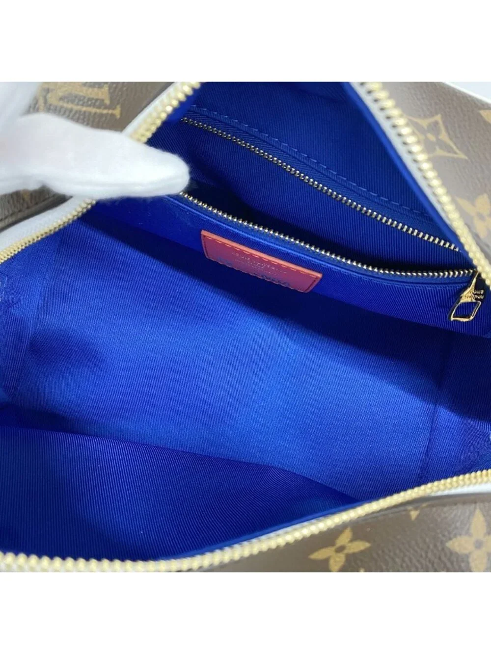 Louis Vuitton Clutch Monogram NBA Collaboration Cloakroom Drop Kit Brown